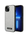 Karl Lagerfeld KLHCP14MG2ELS Apple iPhone 14 Plus / 15 Plus hardcase silver Glitter Plaque Logo