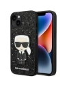 Karl Lagerfeld KLHCP14MGFKPK Apple iPhone 14 Plus / 15 Plus hardcase black Glitter Flakes Ikonik