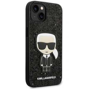 Etui Karl Lagerfeld KLHCP14MGFKPK Apple iPhone 14 Plus / 15 Plus hardcase czarny/black Glitter Flakes Ikonik