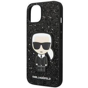 Etui Karl Lagerfeld KLHCP14MGFKPK Apple iPhone 14 Plus / 15 Plus hardcase czarny/black Glitter Flakes Ikonik