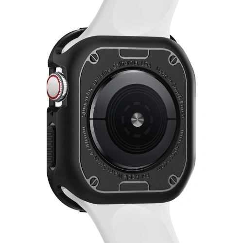 Kup Etui Spigen Rugged Armor Apple Watch 4/5/6/7/SE 44/45mm Black - SPN467BLK - {ean13} - Sklep Home Screen