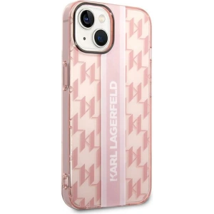 Etui Karl Lagerfeld KLHCP14MHKLSPCP Apple iPhone 14 Plus / 15 Plus hardcase różowy/pink Mono Vertical Stripe