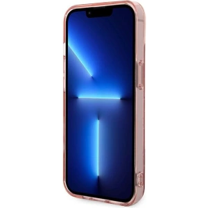 Etui Karl Lagerfeld KLHCP14MHKLSPCP Apple iPhone 14 Plus / 15 Plus hardcase różowy/pink Mono Vertical Stripe