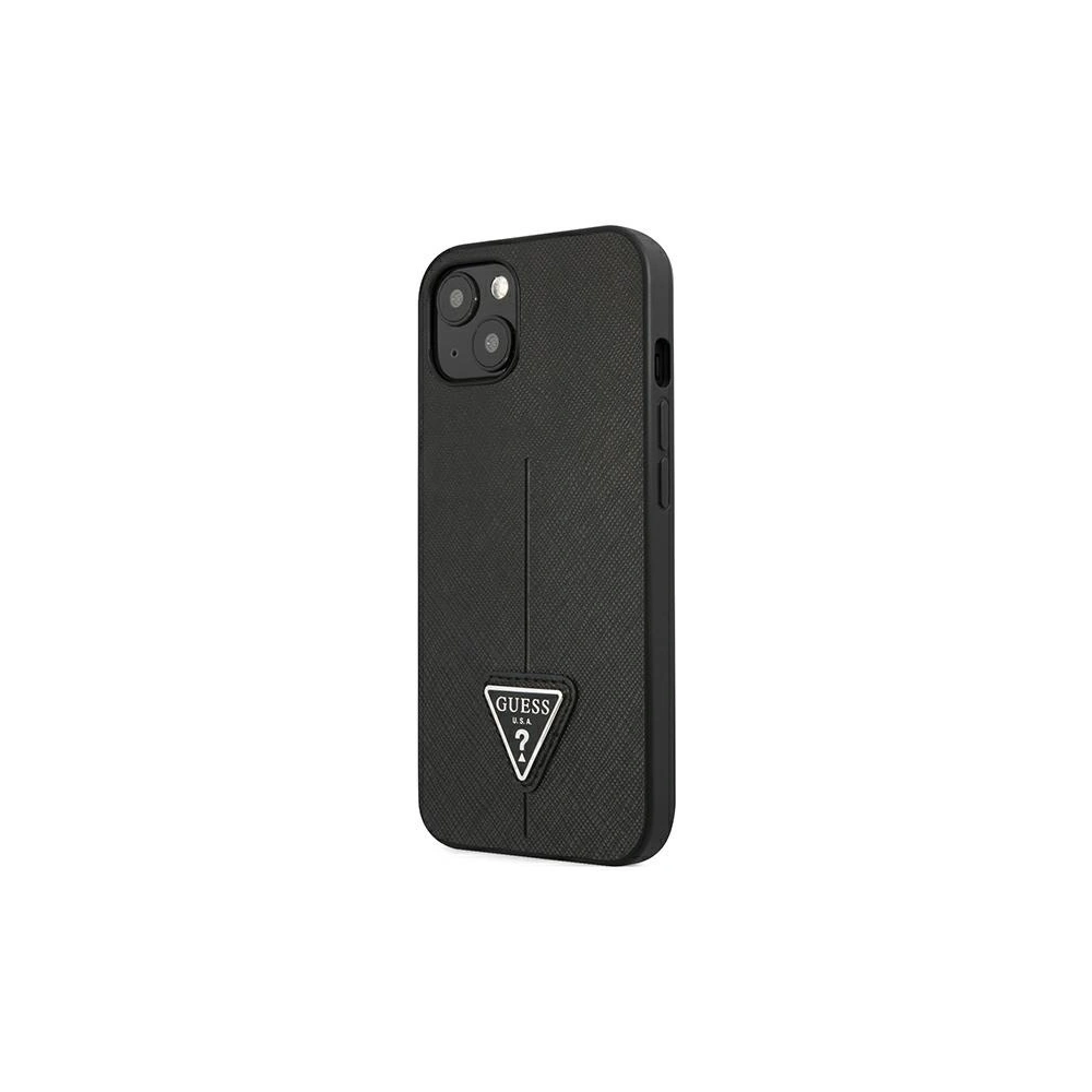 Etui Guess GUHCP14MPSATLK Apple iPhone 14 Plus / 15 Plus czarny/black hardcase SaffianoTriangle Logo