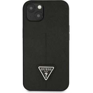 Etui Guess GUHCP14MPSATLK Apple iPhone 14 Plus / 15 Plus czarny/black hardcase SaffianoTriangle Logo