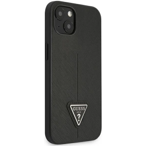 Etui Guess GUHCP14MPSATLK Apple iPhone 14 Plus / 15 Plus czarny/black hardcase SaffianoTriangle Logo