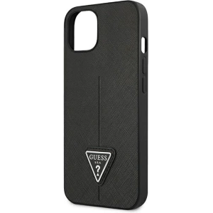 Etui Guess GUHCP14MPSATLK Apple iPhone 14 Plus / 15 Plus czarny/black hardcase SaffianoTriangle Logo