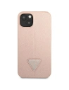 Buy Guess GUHCP14MPSATLP Apple iPhone 14 Plus / 15 Plus pink hardcase SaffianoTriangle Logo - GUE2113 - {ean13} - Home Screen Store Europe