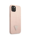 Buy Guess GUHCP14MPSATLP Apple iPhone 14 Plus / 15 Plus pink hardcase SaffianoTriangle Logo - GUE2113 - {ean13} - Home Screen Store Europe