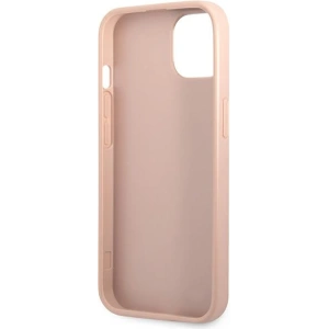 Etui Guess GUHCP14MPSATLP Apple iPhone 14 Plus / 15 Plus różowy/pink hardcase SaffianoTriangle Logo