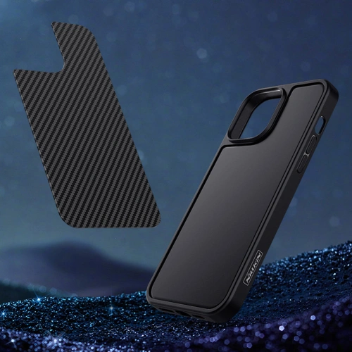 Kup Case Nillkin Synthetic Fiber Carbon Apple iPhone 13 Pro Max schwarz - NLK507 - {ean13} - Sklep Home Screen