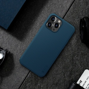 Buy Nillkin Super Frosted Shield Apple iPhone 13 Pro Max blue - NLK514 - {ean13} - Home Screen Store Europe