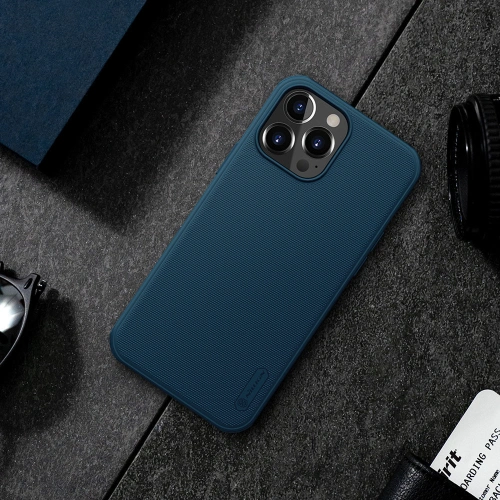 Buy Nillkin Super Frosted Shield Apple iPhone 13 Pro Max blue - NLK514 - {ean13} - Home Screen Store Europe