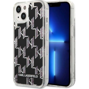 Etui Karl Lagerfeld KLHCP14MLMNMK Apple iPhone 14 Plus / 15 Plus hardcase czarny/black Liquid Glitter Monogram