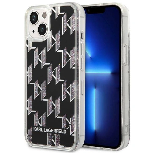 Kup Etui Karl Lagerfeld KLHCP14MLMNMK Apple iPhone 14 Plus / 15 Plus hardcase černý/black Liquid Glitter Monogram - KLD1128 - {ean13} - Sklep Home Screen