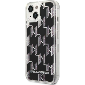 Etui Karl Lagerfeld KLHCP14MLMNMK Apple iPhone 14 Plus / 15 Plus hardcase czarny/black Liquid Glitter Monogram