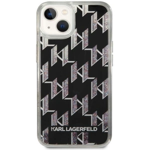 Etui Karl Lagerfeld KLHCP14MLMNMK Apple iPhone 14 Plus / 15 Plus hardcase czarny/black Liquid Glitter Monogram
