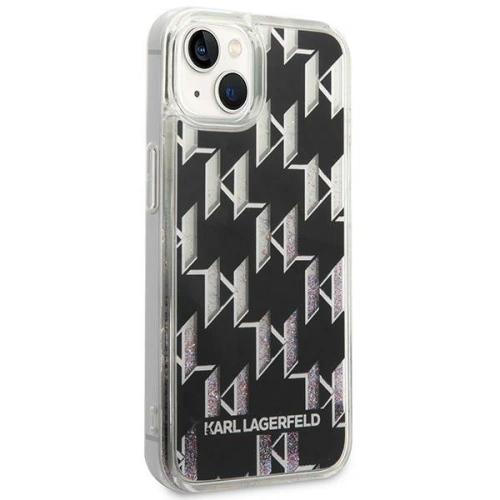 Kup Etui Karl Lagerfeld KLHCP14MLMNMK Apple iPhone 14 Plus / 15 Plus hardcase negru/black Liquid Glitter Monogram - KLD1128 - {ean13} - Sklep Home Screen