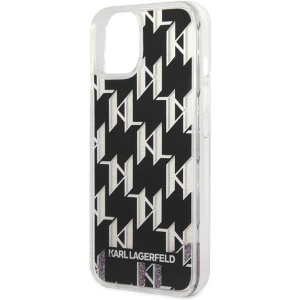 Etui Karl Lagerfeld KLHCP14MLMNMK Apple iPhone 14 Plus / 15 Plus hardcase czarny/black Liquid Glitter Monogram