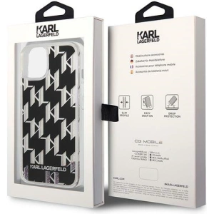 Etui Karl Lagerfeld KLHCP14MLMNMK Apple iPhone 14 Plus / 15 Plus hardcase czarny/black Liquid Glitter Monogram
