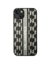 Kup Case Karl Lagerfeld KLHCP14MPGKLSKG Apple iPhone 14 Plus / 15 Plus Hardcase grau/grey Monogram Stripe - KLD1129 - {ean13} - Sklep Home Screen