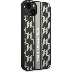 Etui Karl Lagerfeld KLHCP14MPGKLSKG Apple iPhone 14 Plus / 15 Plus hardcase szary/grey Monogram Stripe