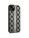 Kup Case Karl Lagerfeld KLHCP14MPGKLSKG Apple iPhone 14 Plus / 15 Plus Hardcase grau/grey Monogram Stripe - KLD1129 - {ean13} - Sklep Home Screen