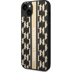 Etui Karl Lagerfeld KLHCP14MPGKLSKW Apple iPhone 14 Plus / 15 Plus hardcase brązowy/brown Monogram Stripe