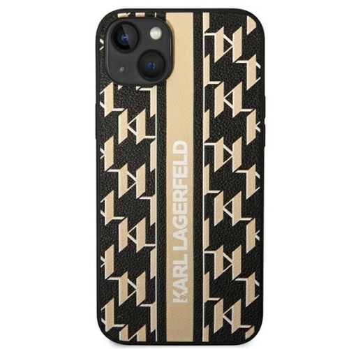 Buy Karl Lagerfeld KLHCP14MPGKLSKW Apple iPhone 14 Plus / 15 Plus hardcase brown Monogram Stripe - KLD1130 - {ean13} - Home Screen Store Europe