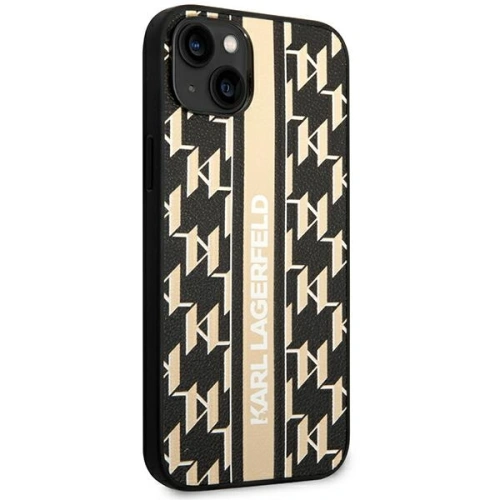 Buy Karl Lagerfeld KLHCP14MPGKLSKW Apple iPhone 14 Plus / 15 Plus hardcase brown Monogram Stripe - KLD1130 - {ean13} - Home Screen Store Europe