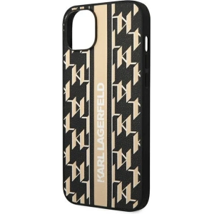 Etui Karl Lagerfeld KLHCP14MPGKLSKW Apple iPhone 14 Plus / 15 Plus hardcase brązowy/brown Monogram Stripe