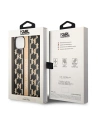 Buy Karl Lagerfeld KLHCP14MPGKLSKW Apple iPhone 14 Plus / 15 Plus hardcase brown Monogram Stripe - KLD1130 - {ean13} - Home Screen Store Europe