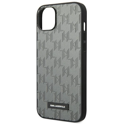 Kup Etui Karl Lagerfeld KLHCP14MSAKLHPG Apple iPhone 14 Plus / 15 Plus hardcase šedá/grey Saffiano Mono Metal Logo - KLD1131 - {ean13} - Sklep Home Screen