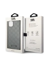 Kup Etui Karl Lagerfeld KLHCP14MSAKLHPG Apple iPhone 14 Plus / 15 Plus hardcase šedá/grey Saffiano Mono Metal Logo - KLD1131 - {ean13} - Sklep Home Screen