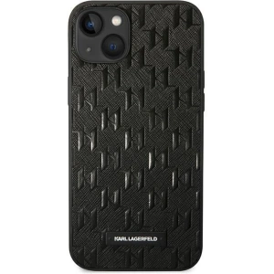 Etui Karl Lagerfeld KLHCP14MSAKLHPK Apple iPhone 14 Plus / 15 Plus hardcase czarny/black Saffiano Mono Metal Logo
