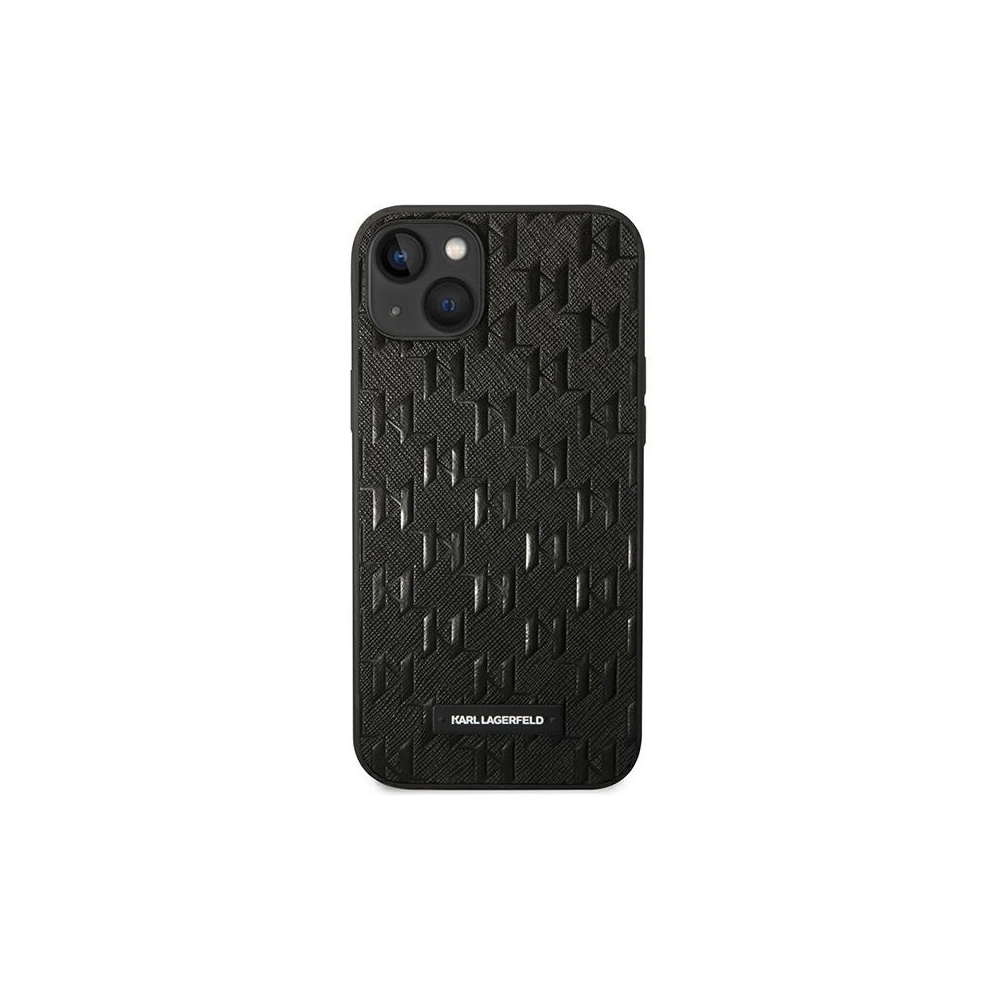 Etui Karl Lagerfeld KLHCP14MSAKLHPK Apple iPhone 14 Plus / 15 Plus hardcase czarny/black Saffiano Mono Metal Logo