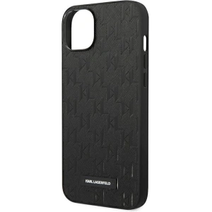 Etui Karl Lagerfeld KLHCP14MSAKLHPK Apple iPhone 14 Plus / 15 Plus hardcase czarny/black Saffiano Mono Metal Logo