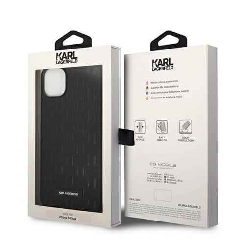 Kup Etui Karl Lagerfeld KLHCP14MSAKLHPK Apple iPhone 14 Plus / 15 Plus hardcase černý/black Saffiano Mono Metal Logo - KLD1132 - {ean13} - Sklep Home Screen
