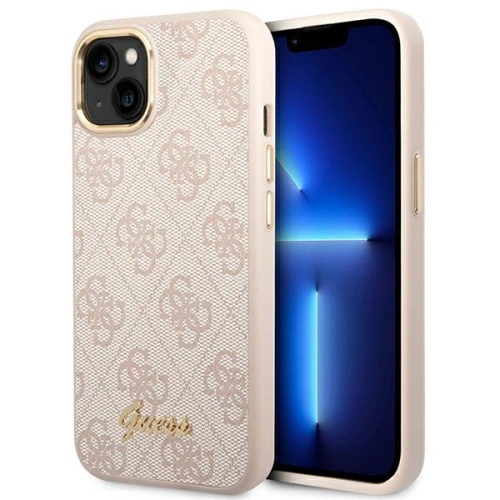 Kup Etui Guess GUHCP14SHG4SHP Apple iPhone 14 roz/pink hard case 4G Vintage Gold Logo - GUE2115 - {ean13} - Sklep Home Screen