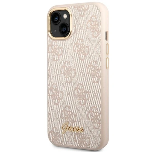 Kup Etui Guess GUHCP14SHG4SHP Apple iPhone 14 roz/pink hard case 4G Vintage Gold Logo - GUE2115 - {ean13} - Sklep Home Screen