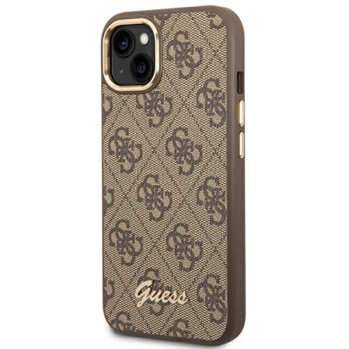 Kup Etui Guess GUHCP14SHG4SHW Apple iPhone 14 brązowy/brown hard case 4G Vintage Gold Logo - GUE2116 - {ean13} - Sklep Home Screen