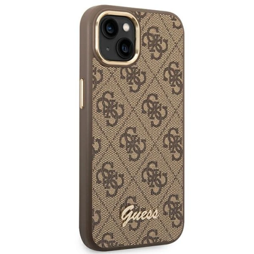 Kup Etui Guess GUHCP14SHG4SHW Apple iPhone 14 brązowy/brown hard case 4G Vintage Gold Logo - GUE2116 - {ean13} - Sklep Home Screen