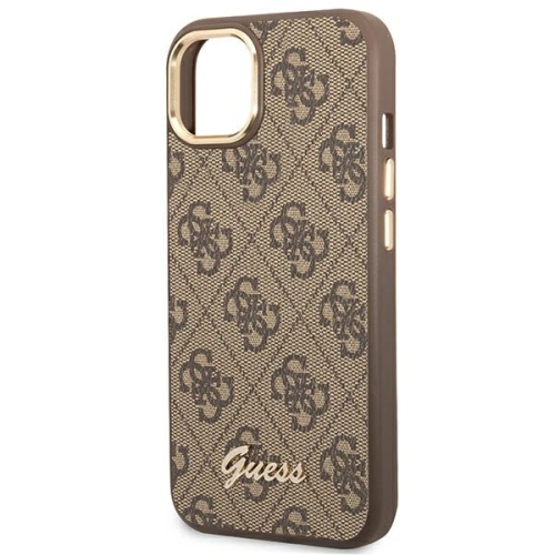 Kup Etui Guess GUHCP14SHG4SHW Apple iPhone 14 brązowy/brown hard case 4G Vintage Gold Logo - GUE2116 - {ean13} - Sklep Home Screen
