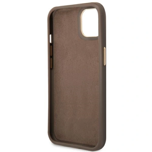 Kup Etui Guess GUHCP14SHG4SHW Apple iPhone 14 brązowy/brown hard case 4G Vintage Gold Logo - GUE2116 - {ean13} - Sklep Home Screen