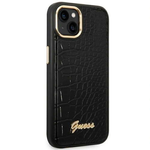 Kup Etui Guess GUHCP14SHGCRHK Apple iPhone 14 černý/black hardcase Croco Collection - GUE2117 - {ean13} - Sklep Home Screen