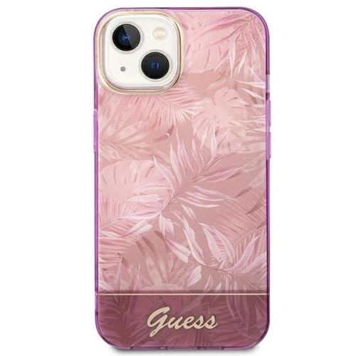 Kup Etui Guess GUHCP14SHGJGHP Apple iPhone 14 różowy/pink hardcase Jungle Collection - GUE2118 - {ean13} - Sklep Home Screen