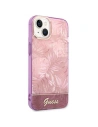 Buy Guess GUHCP14SHGJGHP Apple iPhone 14 pink hardcase Jungle Collection - GUE2118 - {ean13} - Home Screen Store Europe