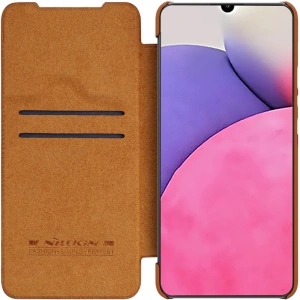 Etui Nillkin Qin Samsung Galaxy A33 5G brązowy
