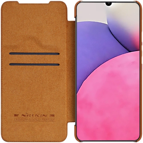 Buy Nillkin Qin Samsung Galaxy A33 5G brown - NLK521 - {ean13} - Home Screen Store Europe