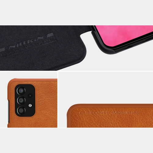 Kup Case Nillkin Qin Samsung Galaxy A33 5G braun - NLK521 - {ean13} - Sklep Home Screen